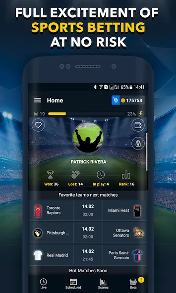 Sports Betting Game - BETUP [МОД: Много монет, Открытые уровни и Мега MOD] Screenshot 2
