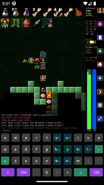 Dungeon Crawl Stone Soup (Данжен Кролл Стоун Суп) [МОД: Все открыто, Дополнительные деньги и Меню MOD] Screenshot 2