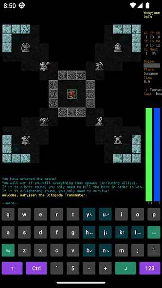 Dungeon Crawl Stone Soup (Данжен Кролл Стоун Суп) [МОД: Все открыто, Дополнительные деньги и Меню MOD] Screenshot 4