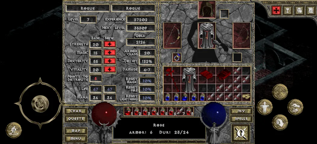 DevilutionX - Diablo 1 port (ДевилутионЭкс) [МОД: Бесконечные деньги, Монеты и Мега MOD] Screenshot 3