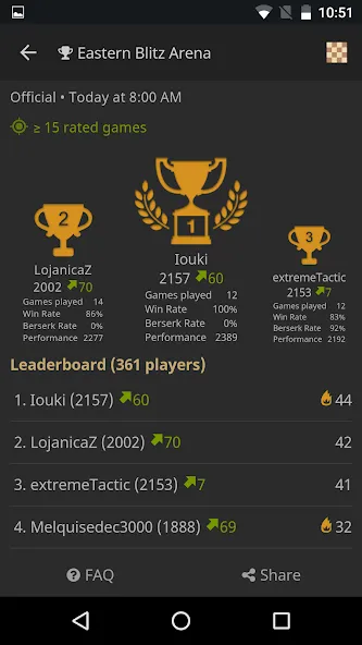 lichess • Free Online Chess [МОД: Меню, Бесконечные монеты и Открытые уровни] Screenshot 4