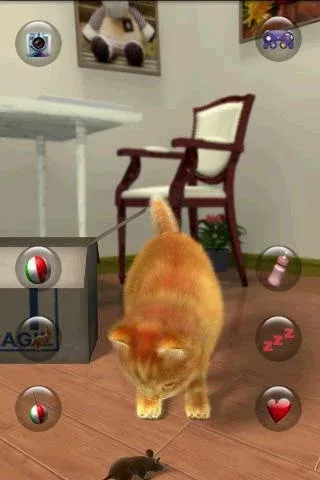 Talking Lovely Cat [МОД: Деньги, Монеты и Меню MOD] Screenshot 3