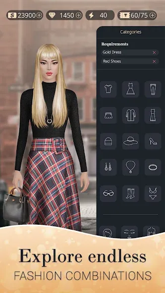 Fashion Nation: Style & Fame (Фэшн Нэйшн) [МОД: Много денег, Монет и Все открыто] Screenshot 5