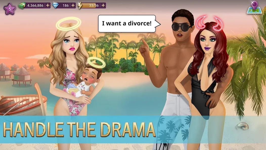 Hollywood Story®: Fashion Star (Холливуд Стори) [МОД: Все открыто, Дополнительные деньги и Меню MOD] Screenshot 3