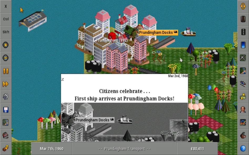 OpenTTD (Открой ТТД) [МОД: Деньги, Монеты и Меню MOD] Screenshot 4