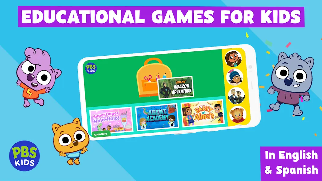 PBS KIDS Games (ПиБиЭс КИДС Игры) [МОД: Много денег, Монет и Все открыто] Screenshot 1