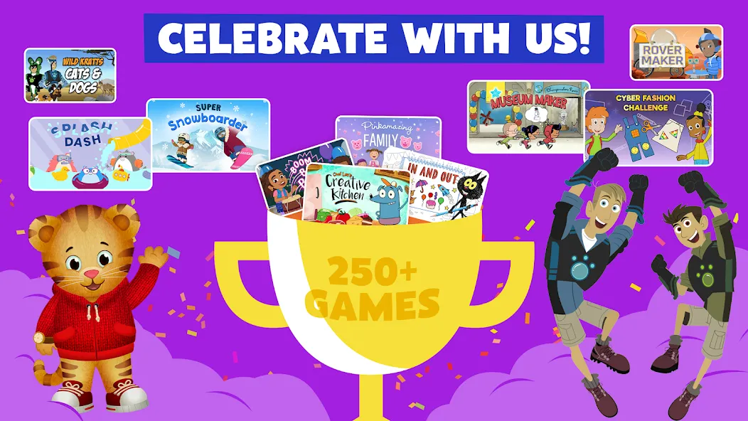 PBS KIDS Games (ПиБиЭс КИДС Игры) [МОД: Много денег, Монет и Все открыто] Screenshot 4