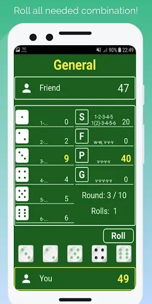 Dice Games [MOD: Много монет/Энергии] - Скриншот 1