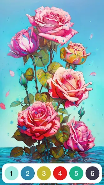 Paint by Number: Coloring Game [МОД: Много денег, Монет и Все открыто] Screenshot 1