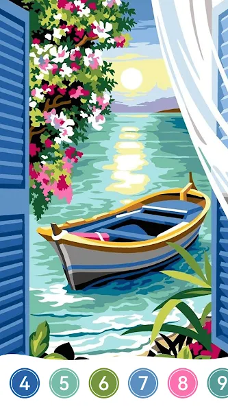 Tap Color by Number - Coloring [МОД: Много монет, Открытые уровни и Мега MOD] Screenshot 2