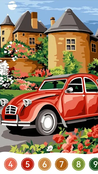 Tap Color by Number - Coloring [МОД: Много монет, Открытые уровни и Мега MOD] Screenshot 4