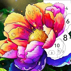 Скачать Tap Color by Number - Coloring [МОД: Много монет, Открытые уровни и Мега MOD] | Взлом Tap Color by Number - Coloring на Андроид
