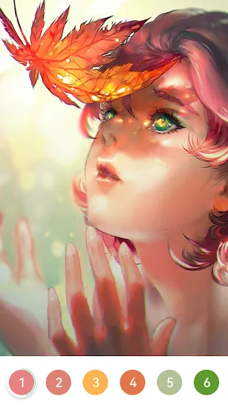 Girls Paint by Number Coloring (Девочки раскрашивают по номерам) [МОД: Много монет, Открытые уровни и Мега MOD] Screenshot 2