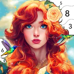 Скачать Girls Paint by Number Coloring (Девочки раскрашивают по номерам) [МОД: Много монет, Открытые уровни и Мега MOD] | Взлом Girls Paint by Number Coloring на Андроид