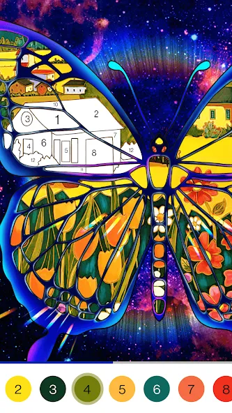 Coloring Book -Paint by Number (Малер Плюс) [МОД: Бесконечные деньги, Монеты и Мега MOD] Screenshot 4