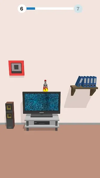 Bottle Flip 3D — Tap & Jump (Ботл Флип 3Д) [МОД: Много монет, Открытые уровни и Мега MOD] Screenshot 3