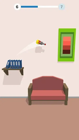 Bottle Flip 3D — Tap & Jump (Ботл Флип 3Д) [МОД: Много монет, Открытые уровни и Мега MOD] Screenshot 4