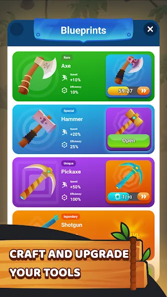 Survival Island Builder (Сурвивал Айленд Билдер) [MOD: Все открыто] - Скриншот 4