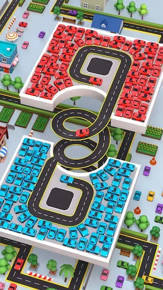 Car Parking Games: Parking Jam (Кар Паркинг Джем) [МОД: Много монет, Открытые уровни и Мега MOD] Screenshot 1