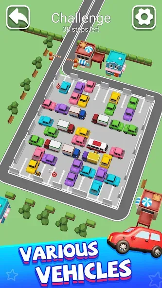 Car Parking Games: Parking Jam (Кар Паркинг Джем) [МОД: Много монет, Открытые уровни и Мега MOD] Screenshot 5