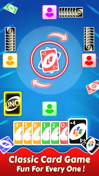 Uno - Party Card Game (Уно) [МОД: Много денег, Монет и Все открыто] Screenshot 2
