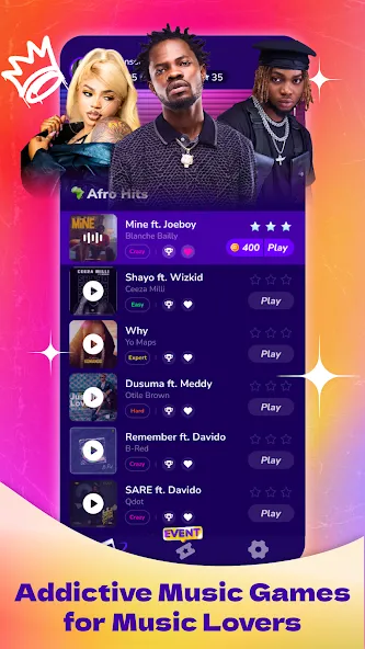 Boomstar - Piano Music Master (Бумстар) [МОД: Бесконечные деньги, Монеты и Мега MOD] Screenshot 1