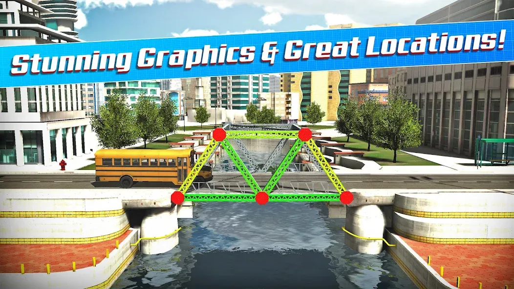 Bridge Construction Simulator (Бридж Конструкшн Симулятор) [МОД: Меню, Бесконечные монеты и Открытые уровни] Screenshot 2