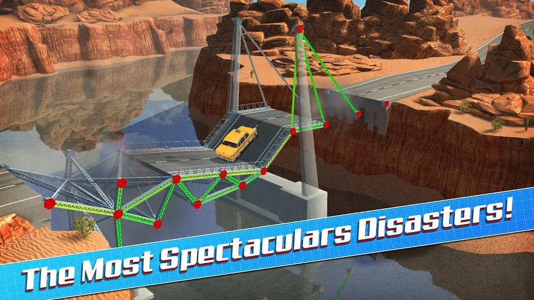 Bridge Construction Simulator (Бридж Конструкшн Симулятор) [МОД: Меню, Бесконечные монеты и Открытые уровни] Screenshot 3