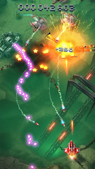 Sky Force Reloaded (Скай Форс Релоадед) [МОД: Меню, Бесконечные монеты и Открытые уровни] Screenshot 5