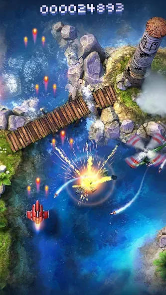 Sky Force 2014 (кай Форс 2014) [МОД: Много денег, Монет и Все открыто] Screenshot 1