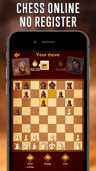 Chess Online — Clash of Kings [MOD: Бесконечные деньги] - Скриншот 2