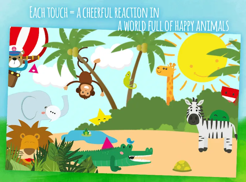 Animals learn words for kids [МОД: Все открыто, Дополнительные деньги и Меню MOD] Screenshot 1