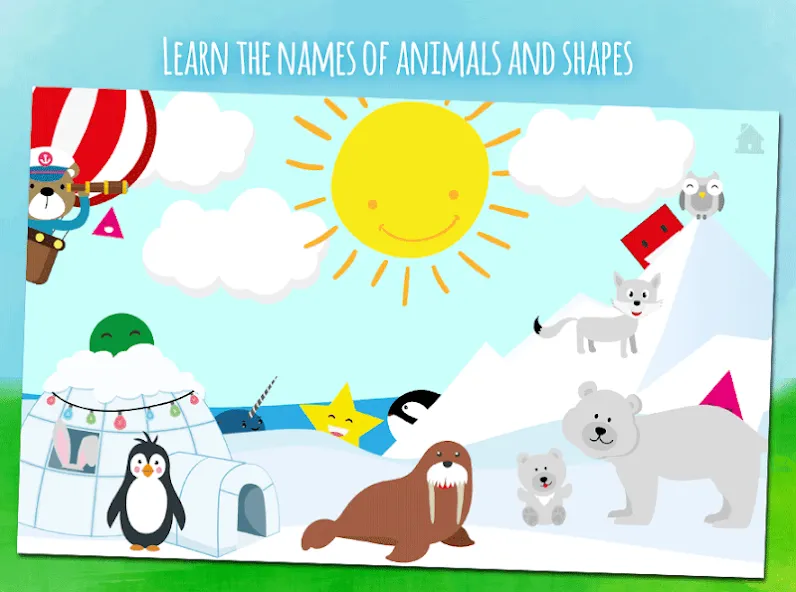Animals learn words for kids [МОД: Все открыто, Дополнительные деньги и Меню MOD] Screenshot 2