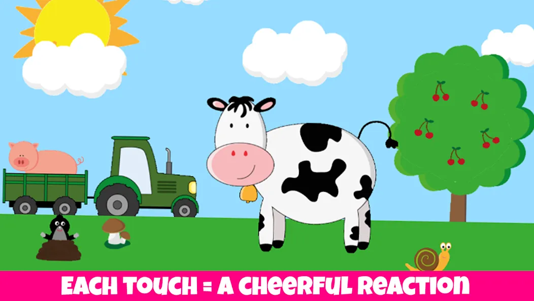 Animals, kids game from 1 year [МОД: Бесконечные деньги, Монеты и Мега MOD] Screenshot 1