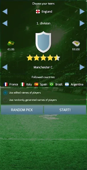 True Football 3 (Тру Футбол 3) [МОД: Деньги, Монеты и Меню MOD] Screenshot 1