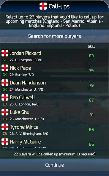 True Football National Manager (Тру Футбол Национальный Менеджер) [МОД: Все открыто, Дополнительные деньги и Меню MOD] Screenshot 4