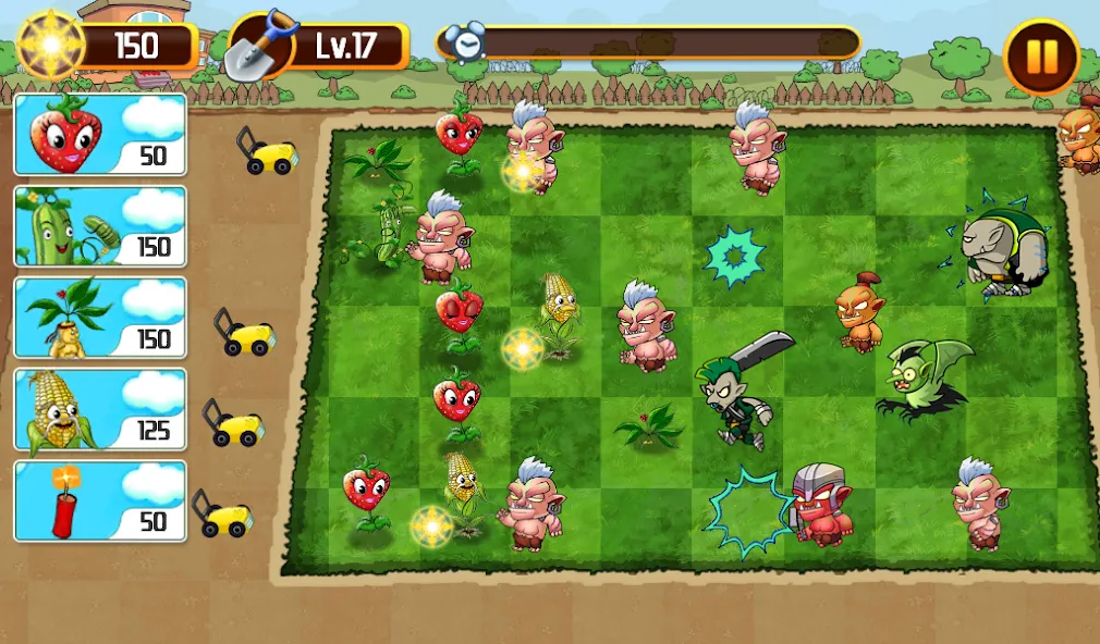 Plants vs Goblins 4 (Планты против Гоблинов 4) [МОД: Бесконечные деньги, Монеты и Мега MOD] Screenshot 2