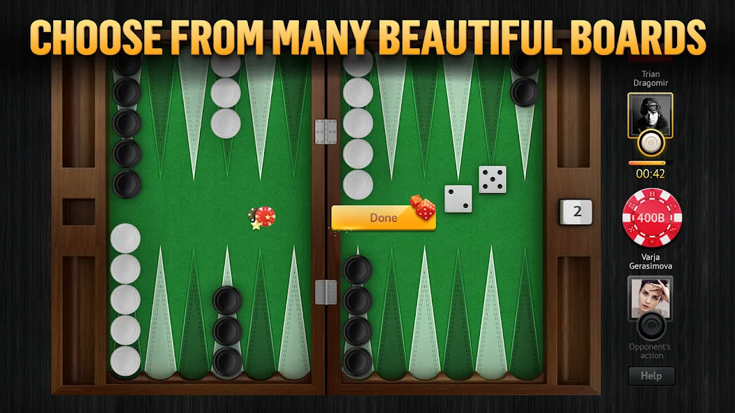 PlayGem Backgammon Play Live [МОД: Меню, Бесконечные монеты и Открытые уровни] Screenshot 5