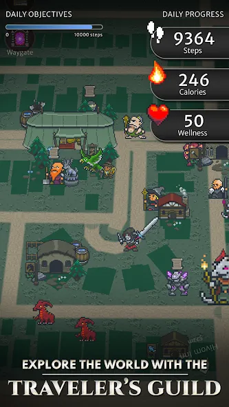 Orna: A fantasy RPG & GPS MMO (Орна) [МОД: Много денег, Монет и Все открыто] Screenshot 4
