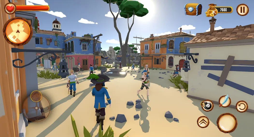 Pirate Polygon Caribbean Sea (Пиратская Полигон Карибское море) [МОД: Деньги, Монеты и Меню MOD] Screenshot 5