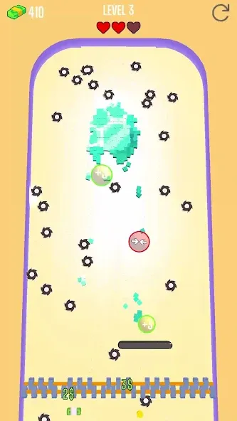 Saw Brick Crusher – Pong 3D (Со Брик Крашер) [МОД: Деньги, Монеты и Меню MOD] Screenshot 3