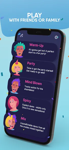 Dare or Penalty : Party game [МОД: Меню, Бесконечные монеты и Открытые уровни] Screenshot 2