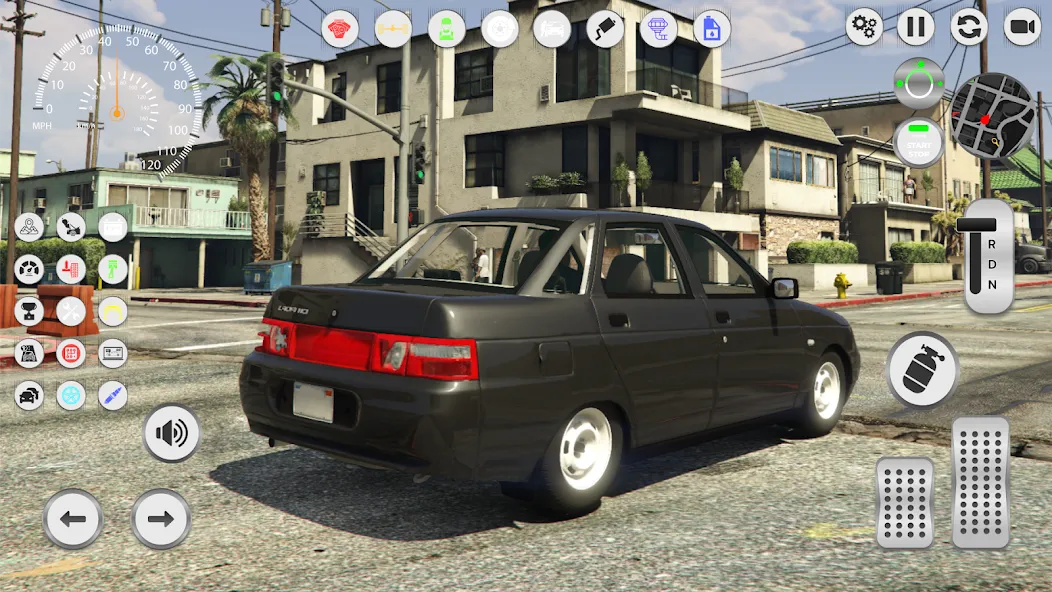 Lada 2110: Urban Simulator [МОД: Все открыто, Дополнительные деньги и Меню MOD] Screenshot 3