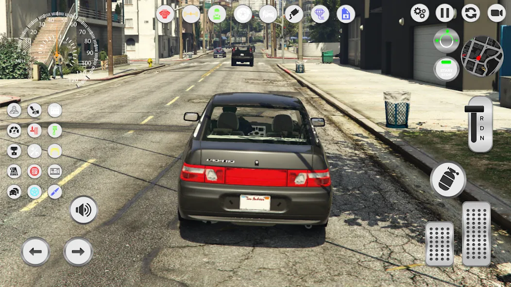 Lada 2110: Urban Simulator [МОД: Все открыто, Дополнительные деньги и Меню MOD] Screenshot 4