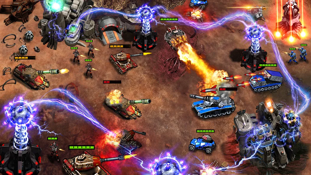 Command Generals RTS [МОД: Меню, Бесконечные монеты и Открытые уровни] Screenshot 3
