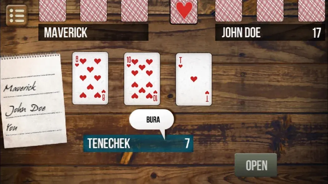 Burkozel (Bura) the card game [МОД: Много денег, Монет и Все открыто] Screenshot 3