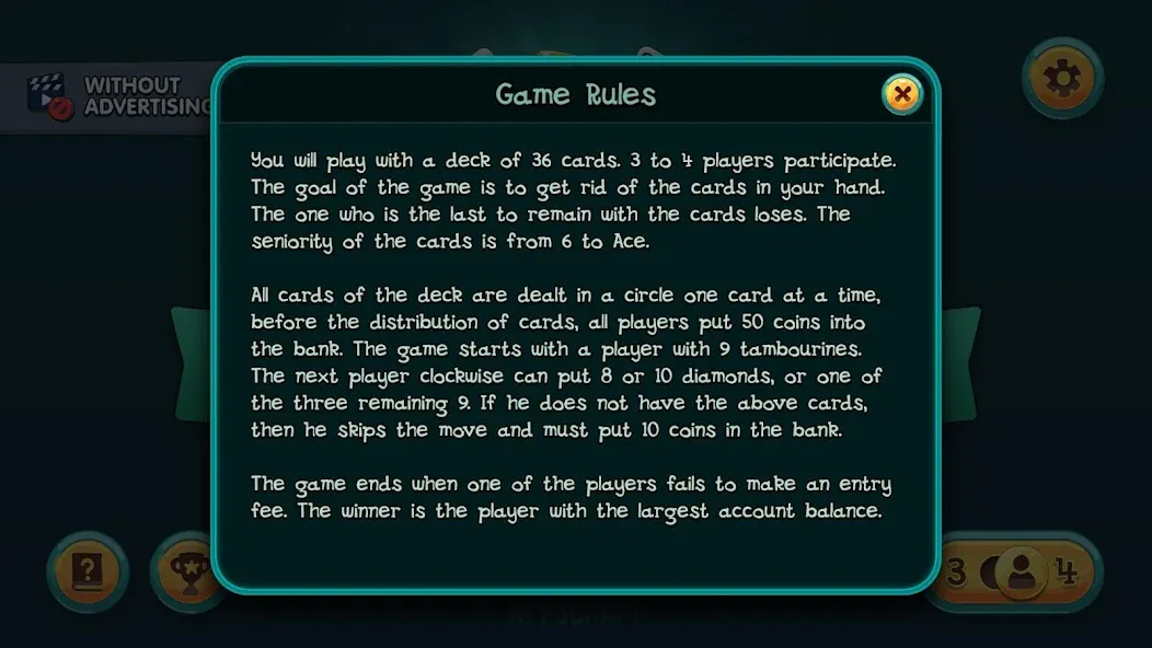 Nine Card Game online offline [МОД: Все открыто, Дополнительные деньги и Меню MOD] Screenshot 3