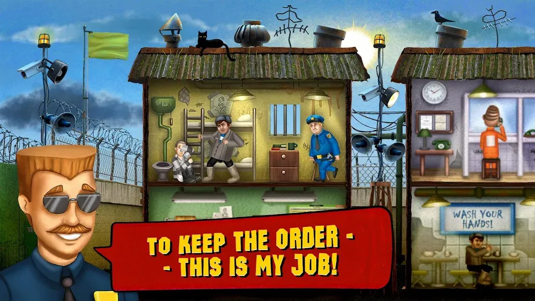 Prison Simulator [МОД: Меню, Бесконечные монеты и Открытые уровни] Screenshot 1