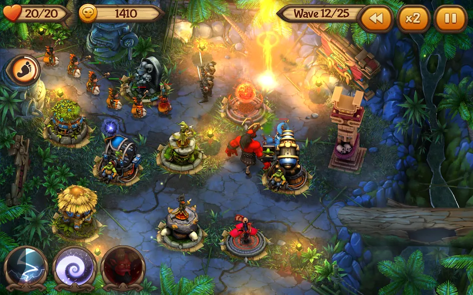 Evil Defenders (Ивил Дефендерс) [МОД: Много денег, Монет и Все открыто] Screenshot 5