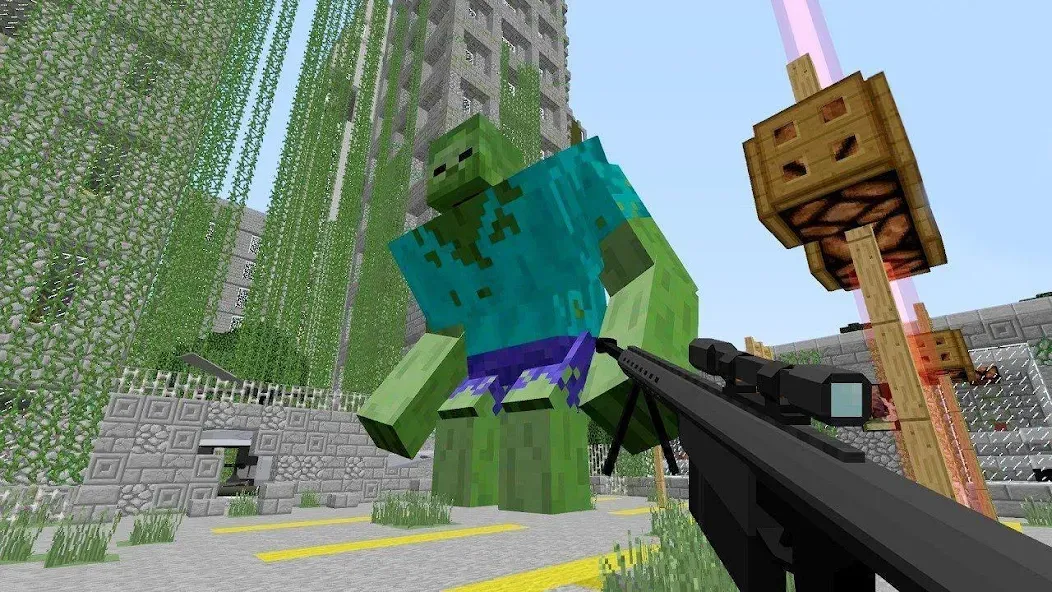 Zombie Apocalypse map for MCPE [МОД: Много денег, Монет и Все открыто] Screenshot 1